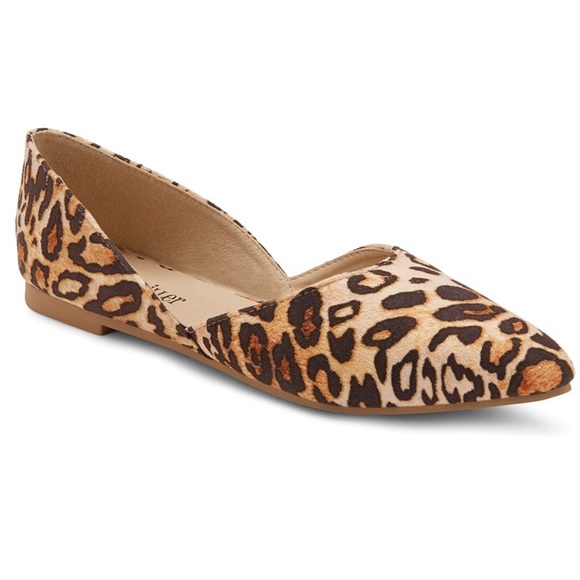 Olivia Miller Shoes - Olivia Miller Tan Leopard Women’s Flats